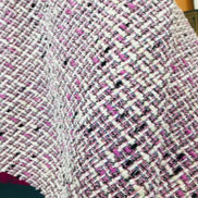 Purple and White (1508)- LINTON Tweed