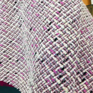 Purple and White (1508)- LINTON Tweed