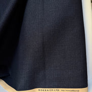 Tsumugiya- Navy- Solid Cotton Dobby- 43