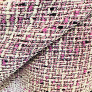 Purple and White (1508)- LINTON Tweed