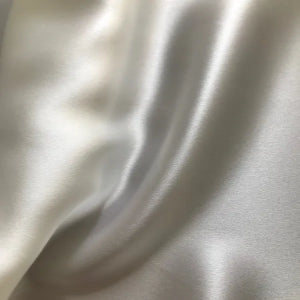 Dyed White 18.5 mm Pure Silk Charmeuse- 45" Wide (309)