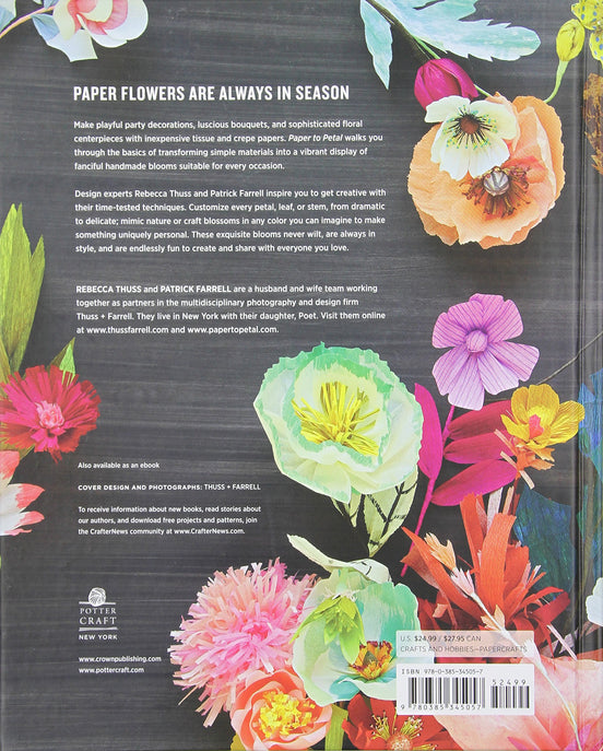 Paper to Petal- Book- Author: Rebecca Thuss
