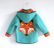 Little Fox Coat- Reversible Quilted Children's Jacket- Paper Pattern