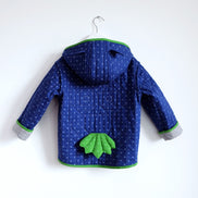 Little Owl Coat- Reversible Quilted Children's Jacket- Paper Pattern