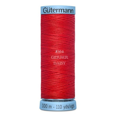 Gutermann Silk Thread 100m/110y Gerber Daisy #364 (1 SPOOL)
