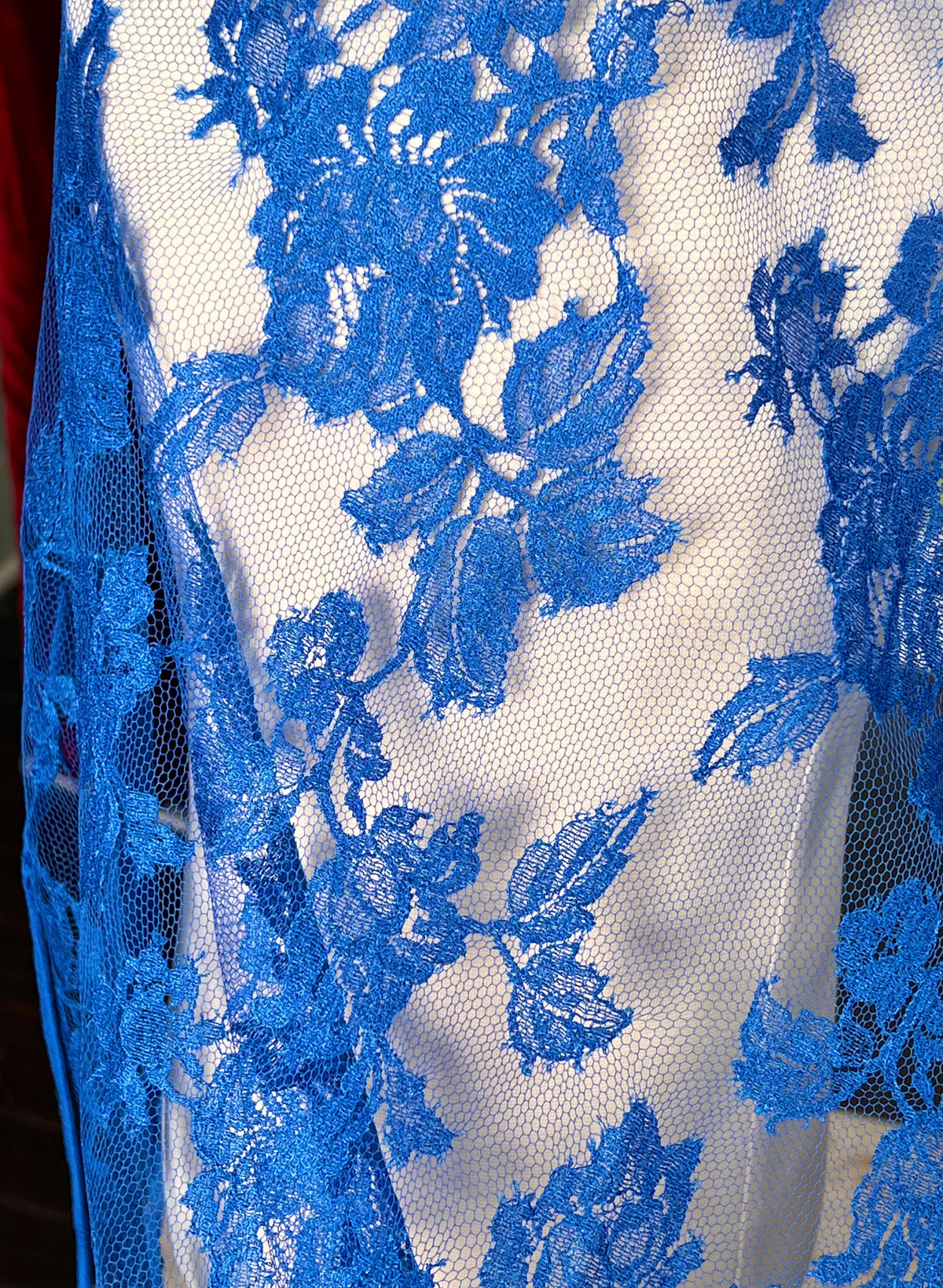 Blue Chantilly Lace- 35