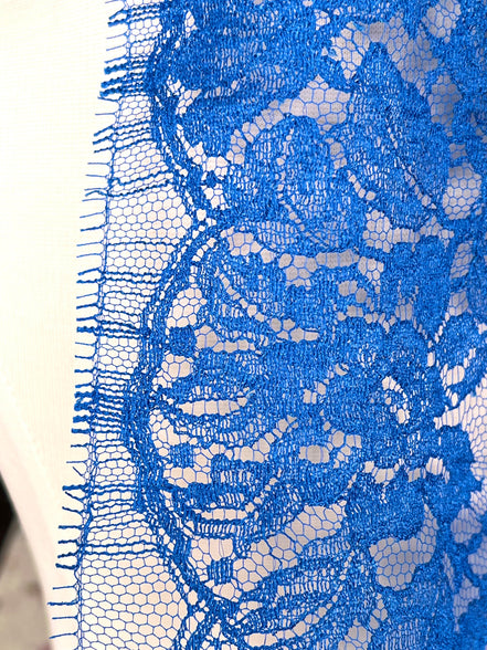 Blue Chantilly Lace- 35" (611)