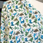 Liberty London- Dart Frogs Blue Tana Lawn Cotton