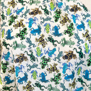 Liberty London- Dart Frogs Blue Tana Lawn Cotton