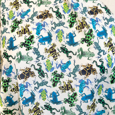 Liberty London- Dart Frogs Blue Tana Lawn Cotton