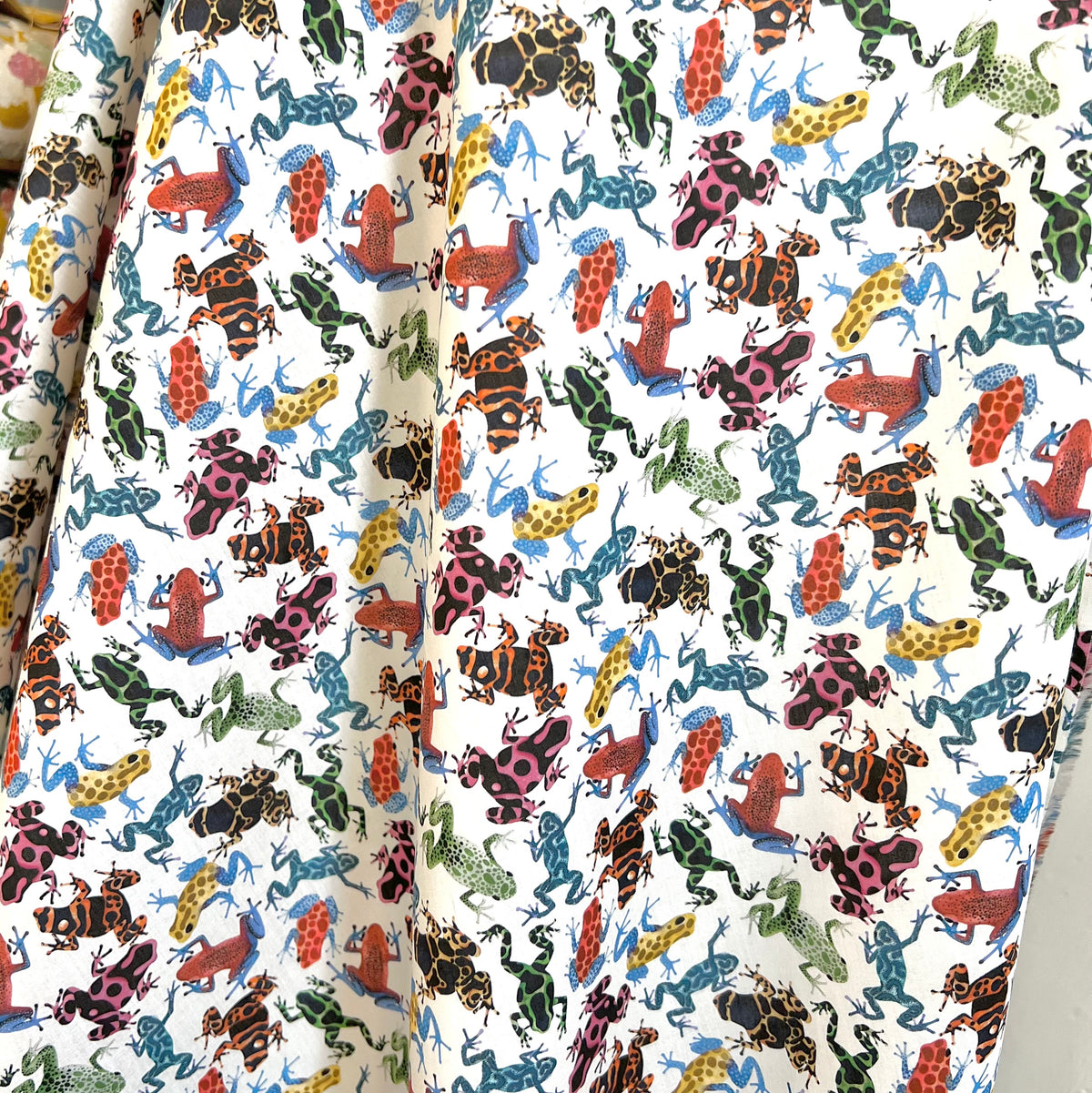 Liberty London- Dart Frogs Rainbow Tana Lawn Cotton