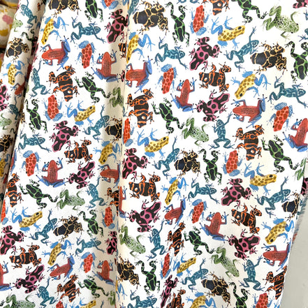 Liberty London- Dart Frogs Rainbow Tana Lawn Cotton