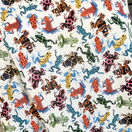 Liberty London- Dart Frogs Rainbow Tana Lawn Cotton