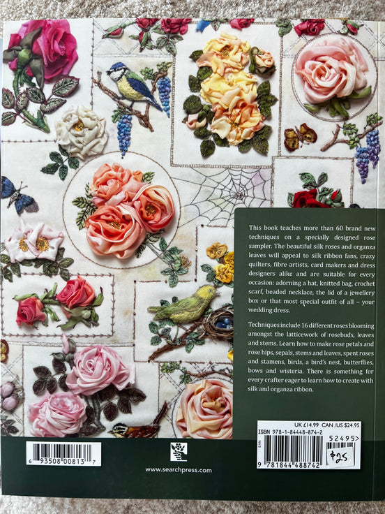 Roses in Silk and Organza Ribbon- Book- Di Van Niekerk