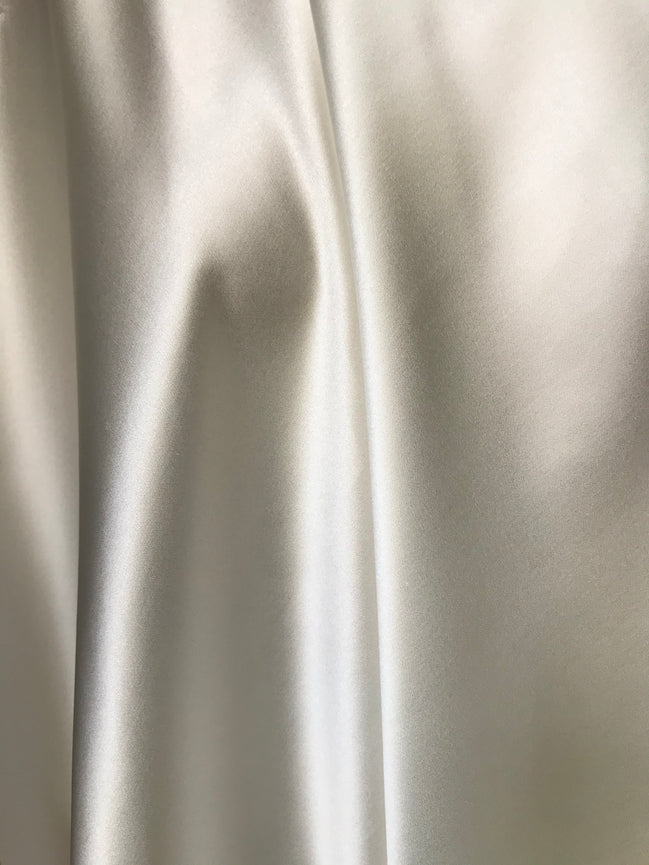 Natural White Silk Charmeuse 30 MM 45" Wide (320)
