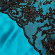 Black Embroidered Tulle-55