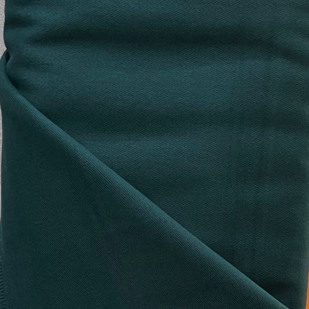 Dark Blue-Green "Forest" Cotton Gabardine/ Twill Weave- Atelier Brunette France