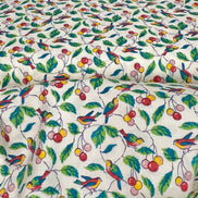 Woodland Walk Hillside Adventure Birdsong B - Liberty Cotton