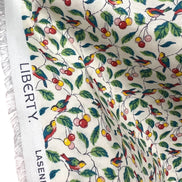 Woodland Walk Hillside Adventure Birdsong B - Liberty Cotton