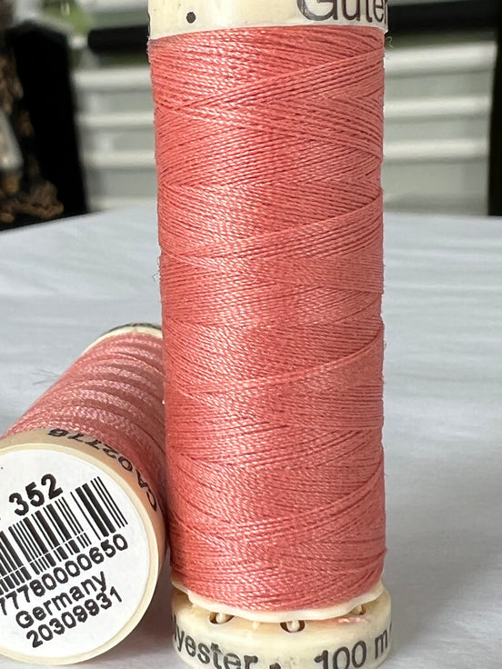 Gutermann Sew-All Thread 100m/110y CORAL ROSE #352