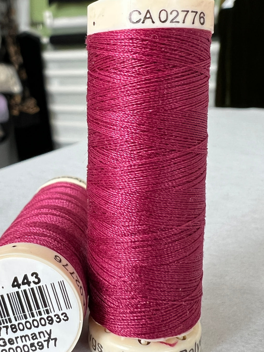 Gutermann Sew-All Thread 100m/110y GARNET #443