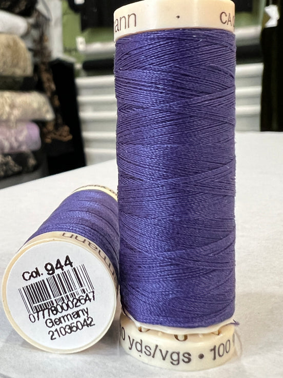 Gutermann Sew-All Thread 100m/110y FROSTY PURPLE #944 (1 SPOOL)