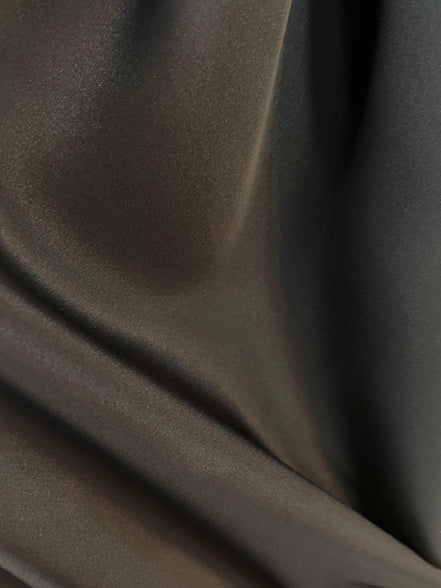 Black Heavy Silk Crepe 40 MM- 45" (1811)