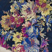 Gold with Green, and Gem Tones Jacquard- 59” Wide (1729)