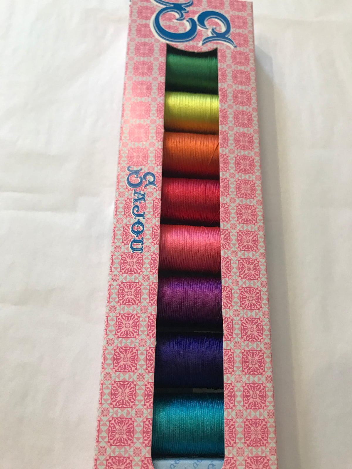 Sajou Selection Box- 8 Spools SILK THREAD- Assortment #1 (Summer Colors)