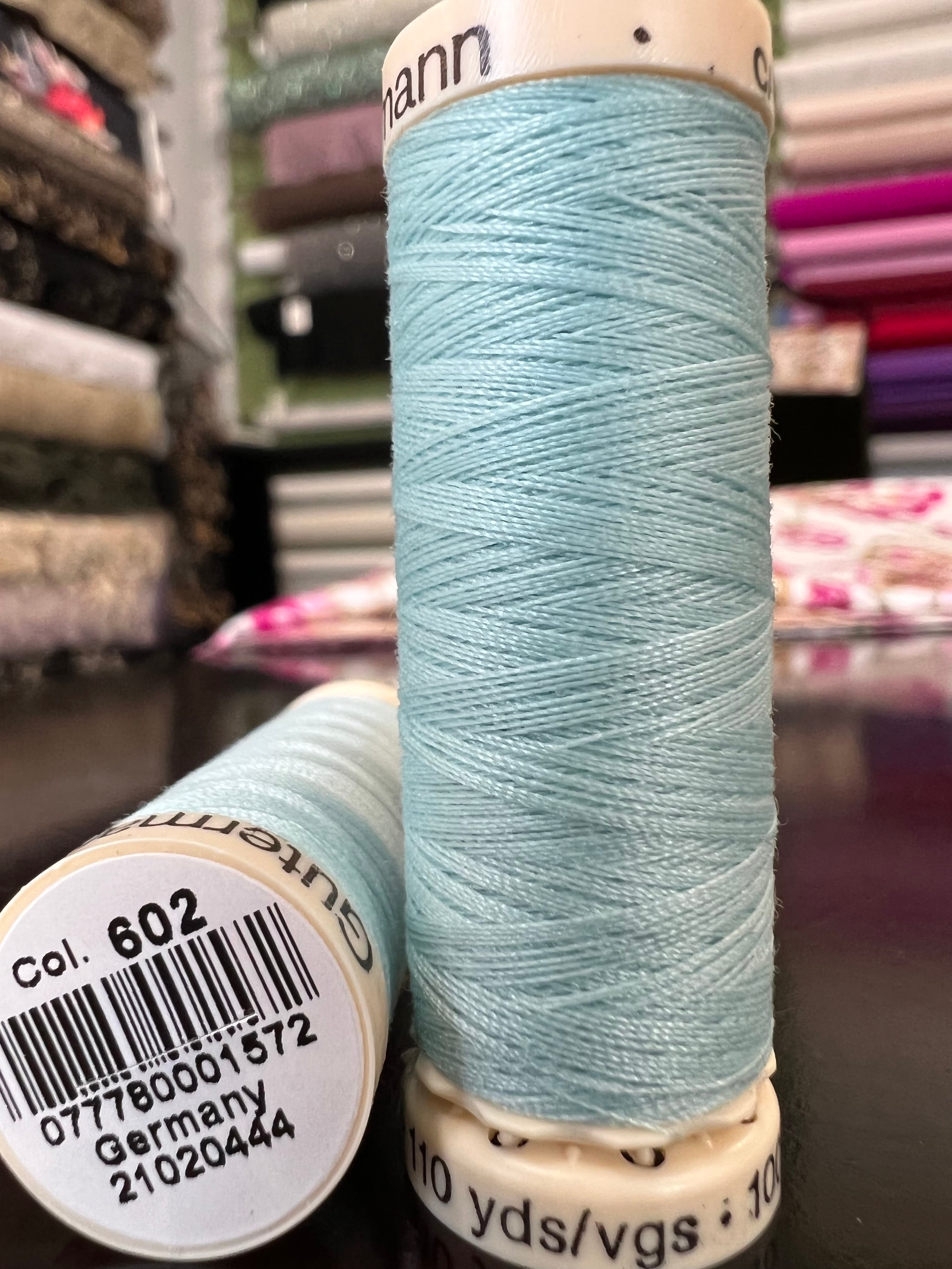 Gutermann Sew-All Thread 100m/110y AQUA MIST #602 (1 SPOOL)