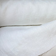 Nevada Tumbled 100% Linen- 58”- “White