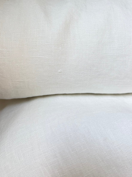 Nevada Tumbled 100% Linen- 58”- “White"