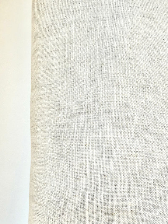 Nevada Tumbled 100% Linen- 58”- “Oatmeal"