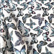 Julie Butterfly- Blue- Liberty London Tana Lawn Cotton