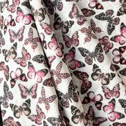 Julie Butterfly- Pink- Liberty London Tana Lawn Cotton