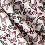 Julie Butterfly- Pink- Liberty London Tana Lawn Cotton