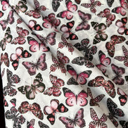 Julie Butterfly- Pink- Liberty London Tana Lawn Cotton
