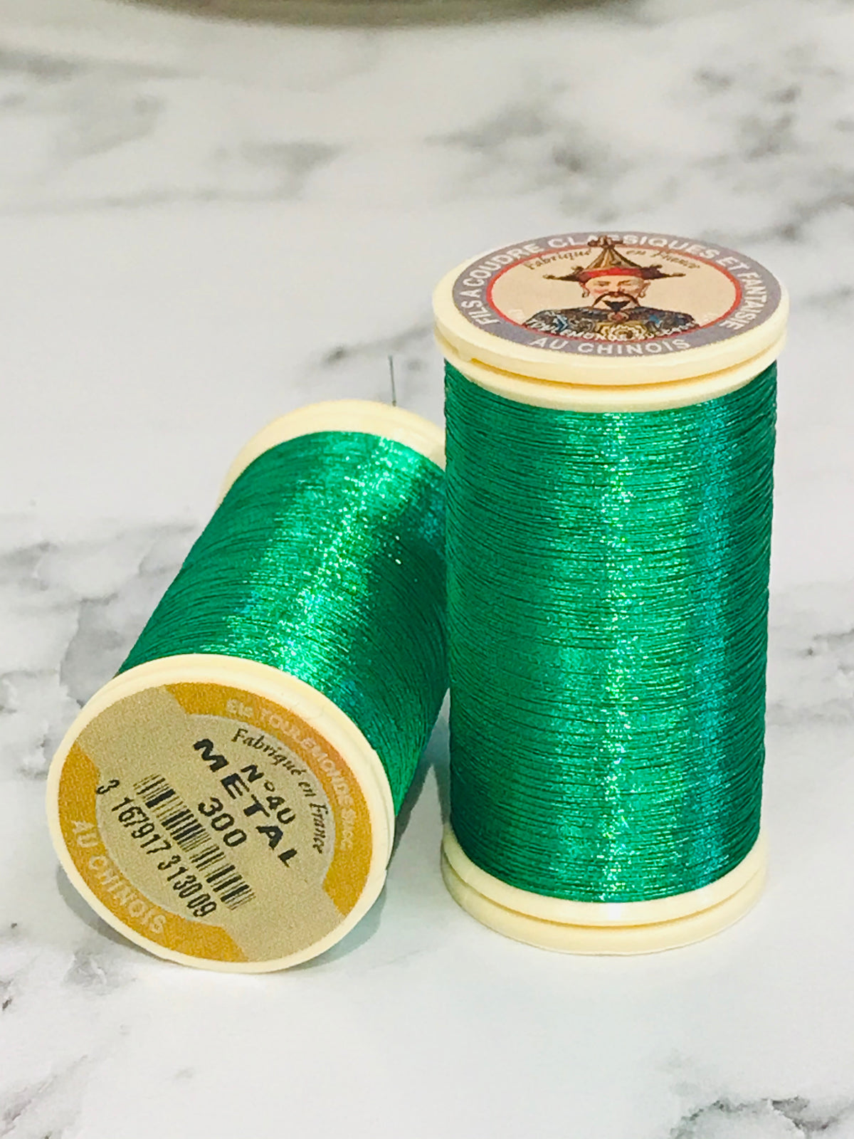 Sajou No. 300- LAWN Metallic Thread- Fil au Chinois