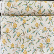 William Morris Botanical Fruit- 44” Wide Cotton Fabric- “Lemon Tree