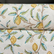 William Morris Botanical Fruit- 44” Wide Cotton Fabric- “Lemon Tree