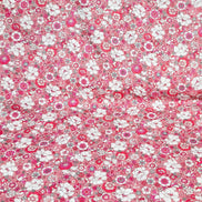 Flownny 100% Cotton Fabric - Lawn- Pink, White Floral- 43