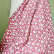 Flownny 100% Cotton Fabric - Lawn- Pink, White Floral- 43