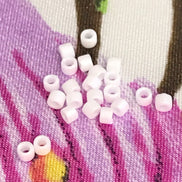 Miyuki 11/0 Delica Glass Beads- MATTE WHITE (2008)