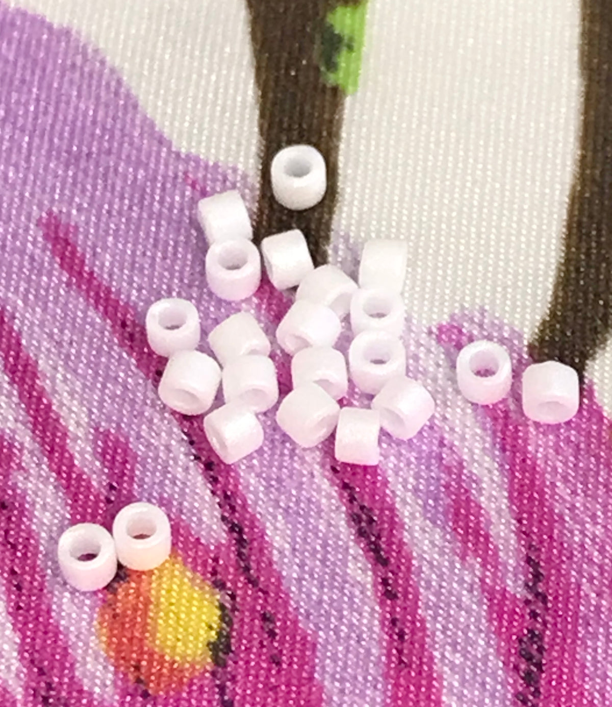Miyuki 11/0 Delica Glass Beads- MATTE WHITE (2008)