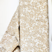 Flownny Cotton Fabric- Lawn KOKNFA- 1010 15 B- Beige, White- 42