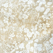 Flownny Cotton Fabric- Lawn KOKNFA- 1010 15 B- Beige, White- 42