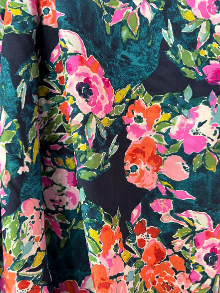 "Botanist's Essay" Rayon Challis Fabric- Art Gallery Fabrics- 56” Wide