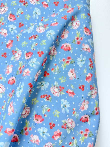 Blue- Clothworks- Americana- Cotton Fabric- 44” Wide (CLTY4774-88)