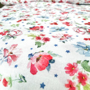 White- Clothworks- Americana- Cotton Fabric- 44” Wide (CLTY4774-2)