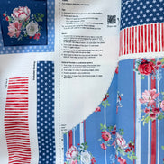 Canvas Apron Panel- Clothworks- Americana- Cotton Fabric- (CLTY4777-88)